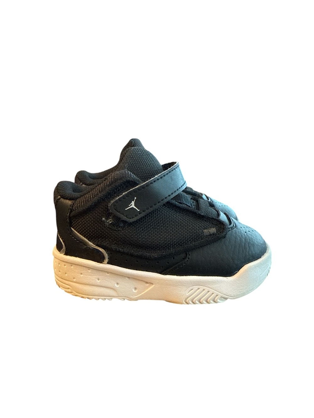 Jordan Max Aura 4 TD Baby's Shoes Black White Size 6C DQ8402-002